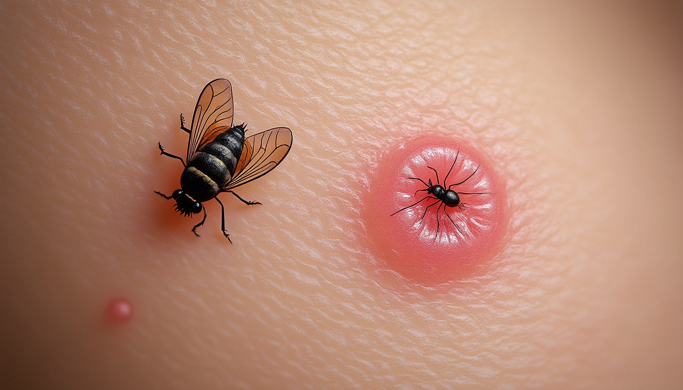 découvrez comment différencier une piqûre de puce d'une piqûre d'acarien : symptômes, signes distinctifs et conseils pour savoir d'où viennent vos démangeaisons.